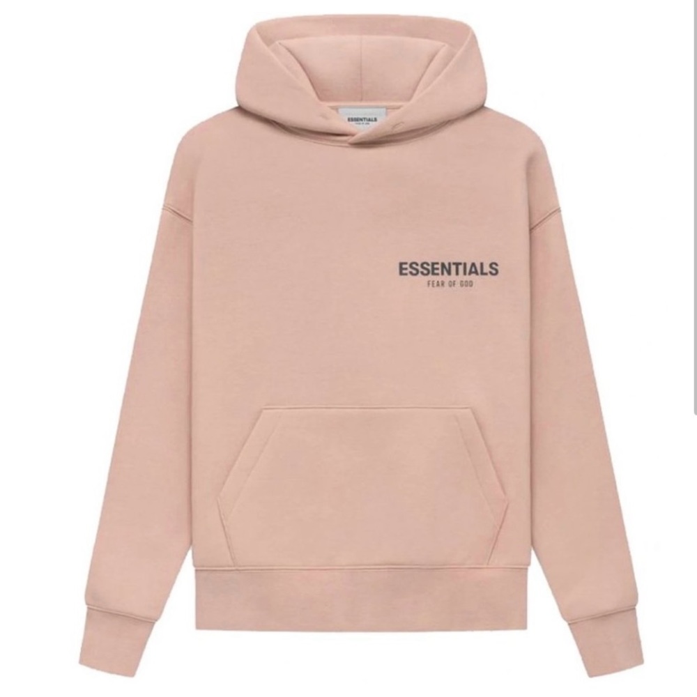 Fear of God Essentials Kids
Hoodie Size S 6/7 Matte Blush Pink girl girls fog